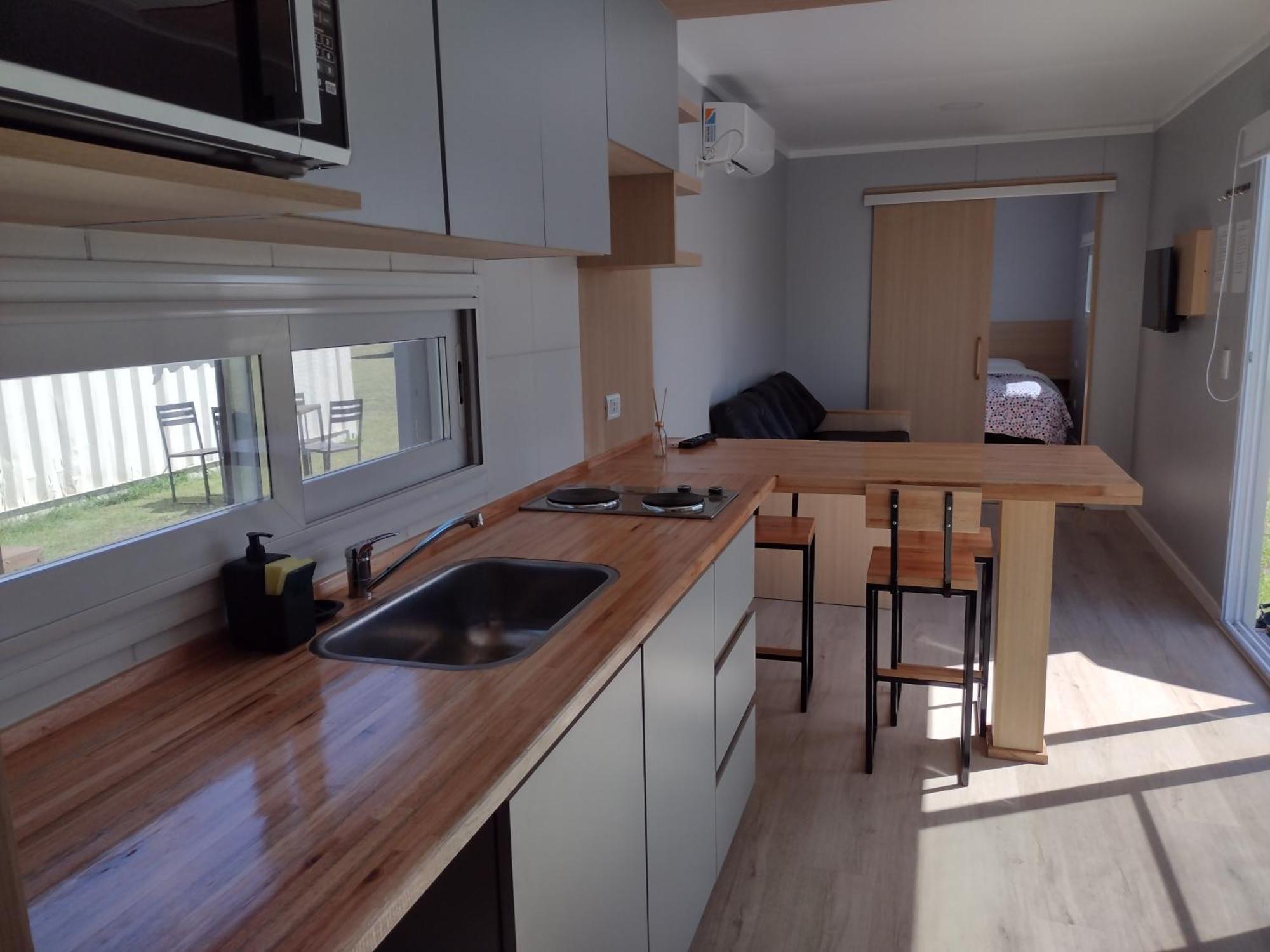Casas Containers - Barrio Los Teros con pileta compartida - Santa Clara del Mar Exterior foto